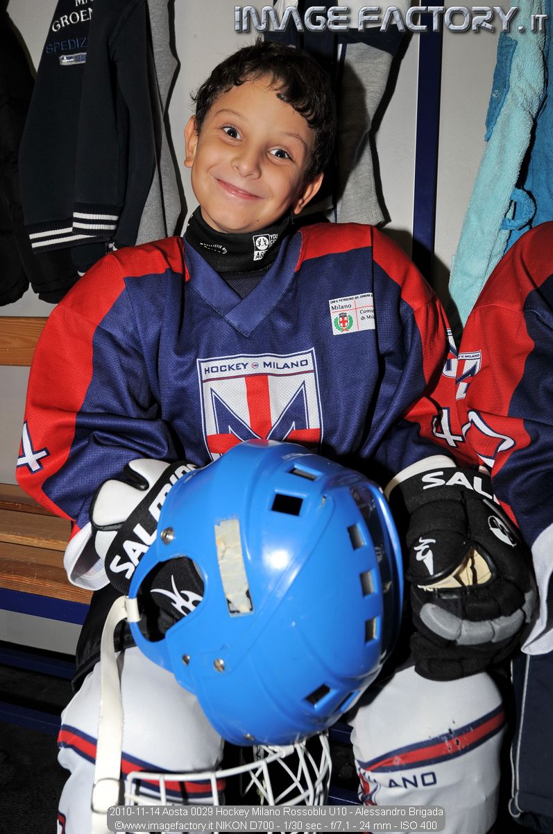 2010-11-14 Aosta 0029 Hockey Milano Rossoblu U10 - Alessandro Brigada